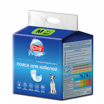 Экопром Cliny K215 Пояса для кобелей М 10шт