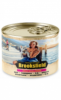 BROOKSFIELD Adult Small Breed консервы для собак мелких пород Говядина 200г