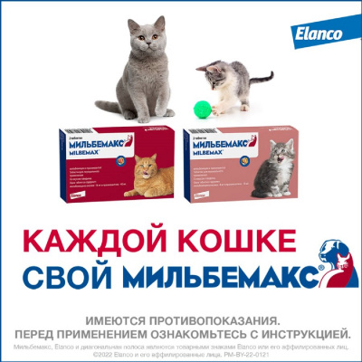 Мильбемакс антигельминтик для кошек 2таб