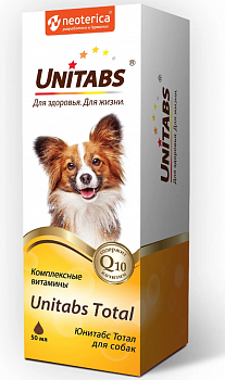 Экопром U314 Unitabs Total Комплексные витамины для собак 50мл