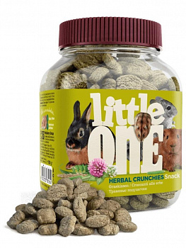 Little One Лакомство для грызунов Травяные подушечки 100г