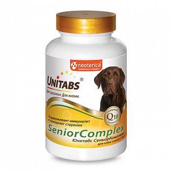 Экопром U209 Unitabs SeniorComplex Витамины для собак старше 7 лет 100таб