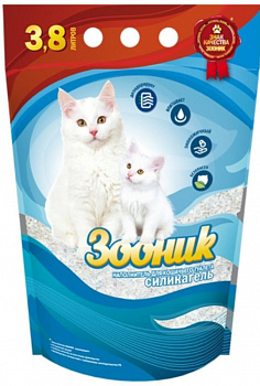 Зооник Наполнитель силикагелевый 3,8л