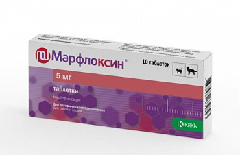 Марфлоксин 5мг антибиотик широкого спектра действия 10 таблеток