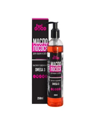 FeelGOOD Масло лососевое Омега 3 флакон 250 мл